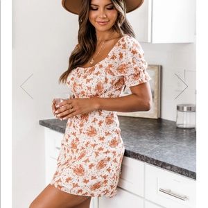 Pink Lily Fall mini dress